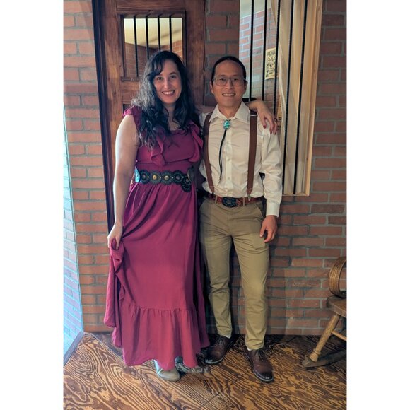 Joyfolie Dawn Dress in Raspberry - Picture 9 of 9